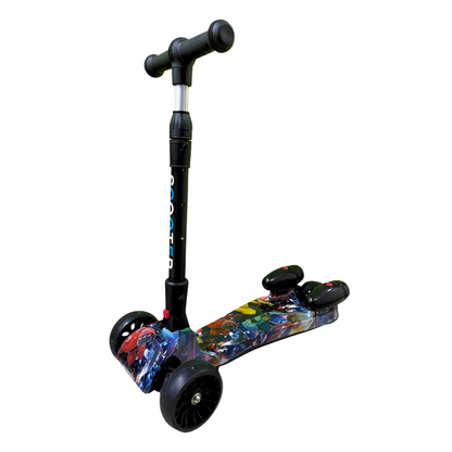Patineta Scooter Con Humo Para Niños Bluetooth Luces Led