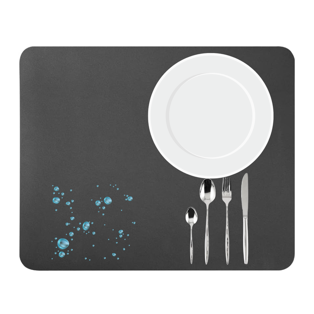 Tapete Absorbente Para Cocina Escurridor De Platos 50 X40cm