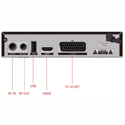 Decodificador Tdt Digital Hdmi Rca Usb Con Control Remoto