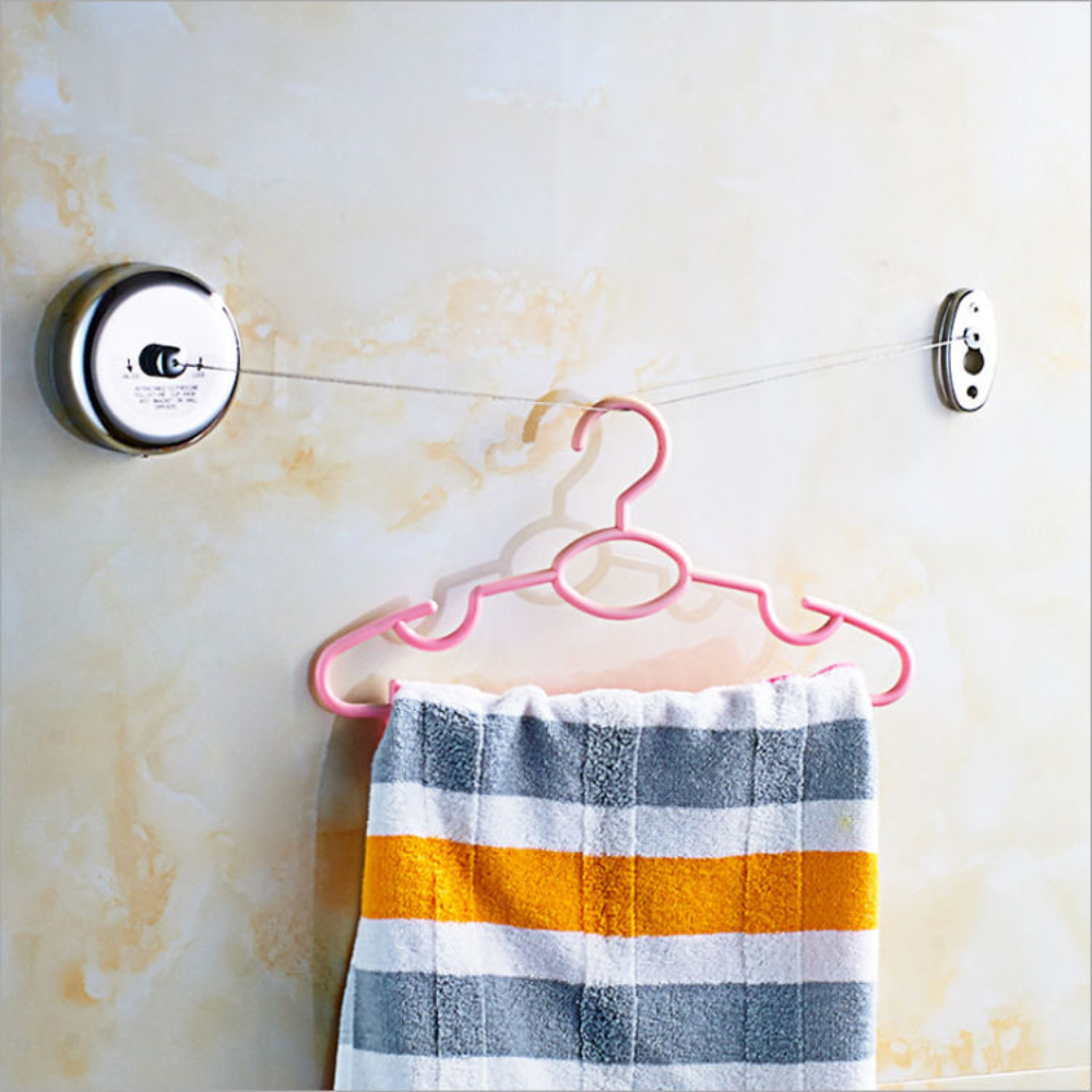 🧺Tendedero Retráctil Portátil De Acero Inoxidable 2.8 Metros🧵