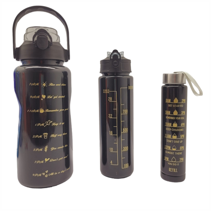 Termo Motivacional 3 En 1 Sticker 2 Litros 900ml 300ml