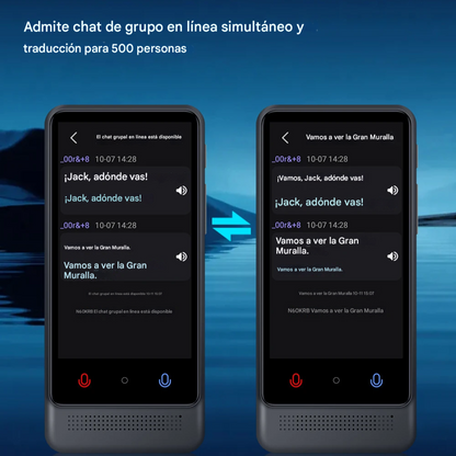 🧠Traductor Idiomas Inteligente Tiempo Real 137 Idiomas Wifi M12 📱