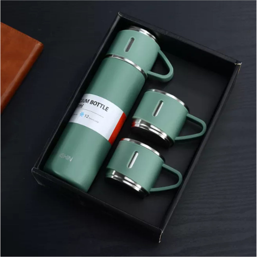 Termo Bebidas Calientes Y Frías 500 Ml En Acero Inoxidable