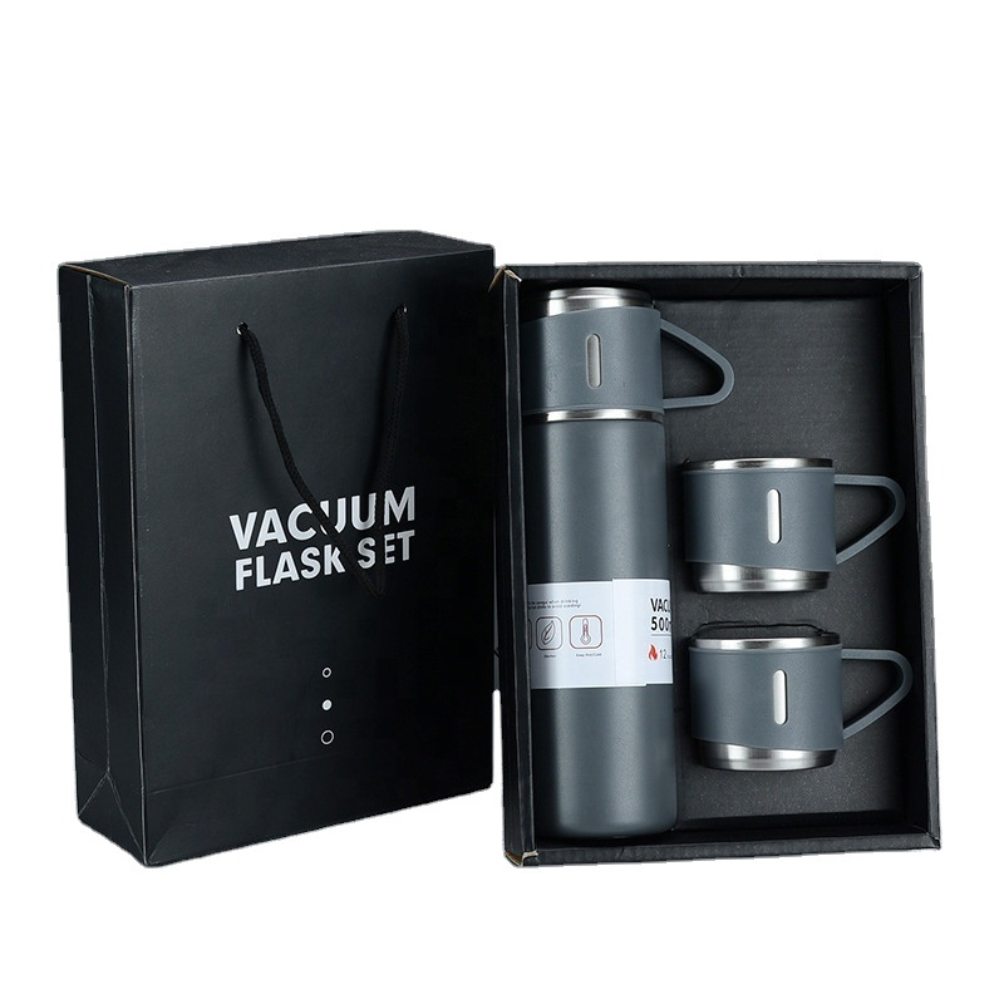 Termo Bebidas Calientes Y Frías 500 Ml En Acero Inoxidable