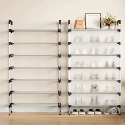 Organizador Zapatos 7 Niveles Antipolvo Fácil de Armar Hogar