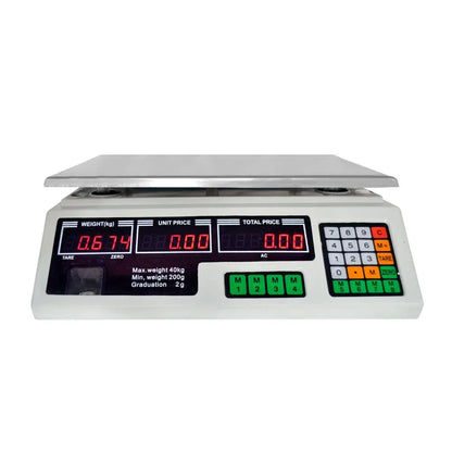 Balanza Pesa Bascula Gramera Digital Capacidad De 40kg