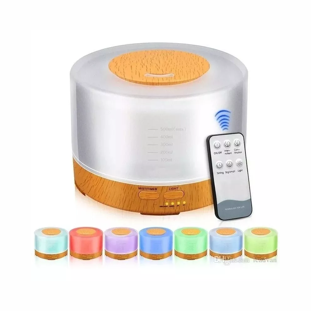 Difusor De Aromas Purificador De Ambiente + Control Remoto