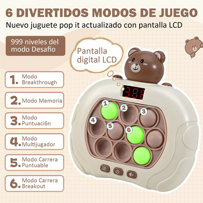 Pop It Electronico Con Pantalla Digital Juguete Para Niños