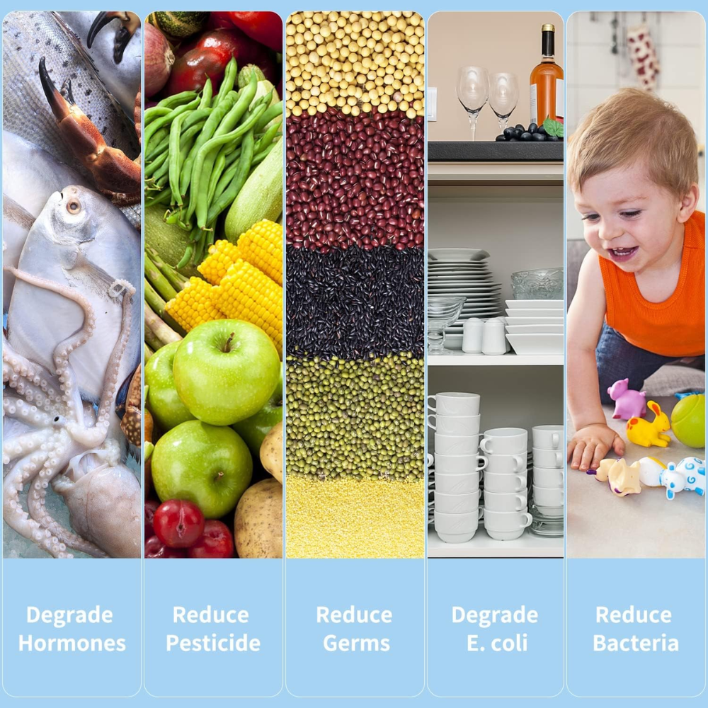 Filtro Purificador Para Frutas Y Verduras Elimina Bacterias